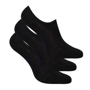 Pringles Womens/Ladies No-Show Socks (Pack of 3) / Black